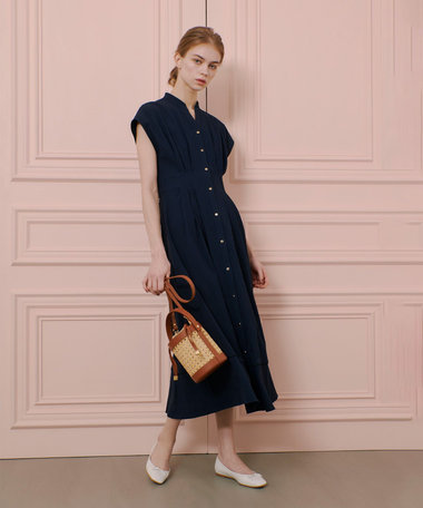 ◇【LOULOU WILLOUGHBY】リップルタックワンピース|allureville