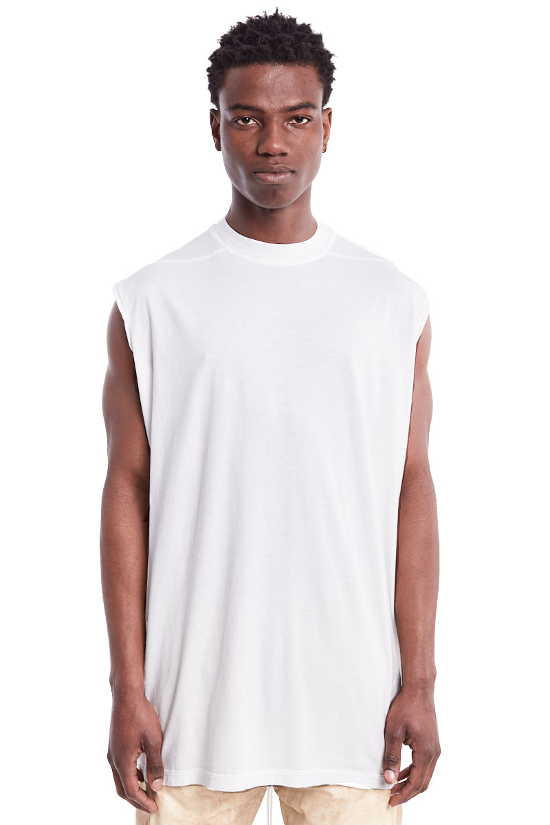 Rick Owens DRKSHDW | Shop Online | SS25 | Milk Tarp Tee - Aleluya