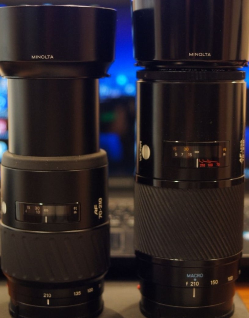MINOLTA AF ZOOM 70-210mm F3.5-4.5 「茶筒」の後継レンズ | Alpha85の