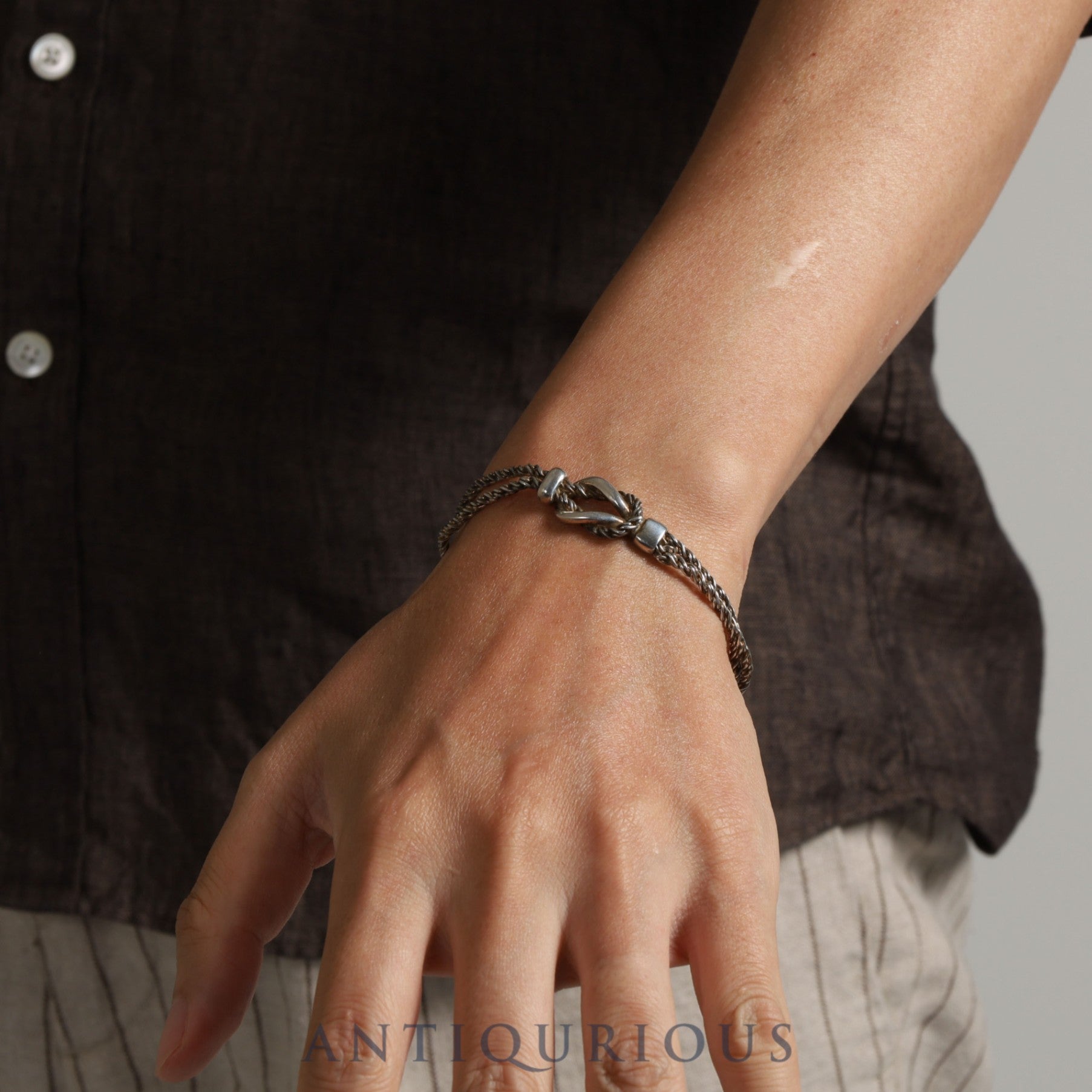 ティファニー ブレスレット センターノットダブルロープ SV925 | 東京