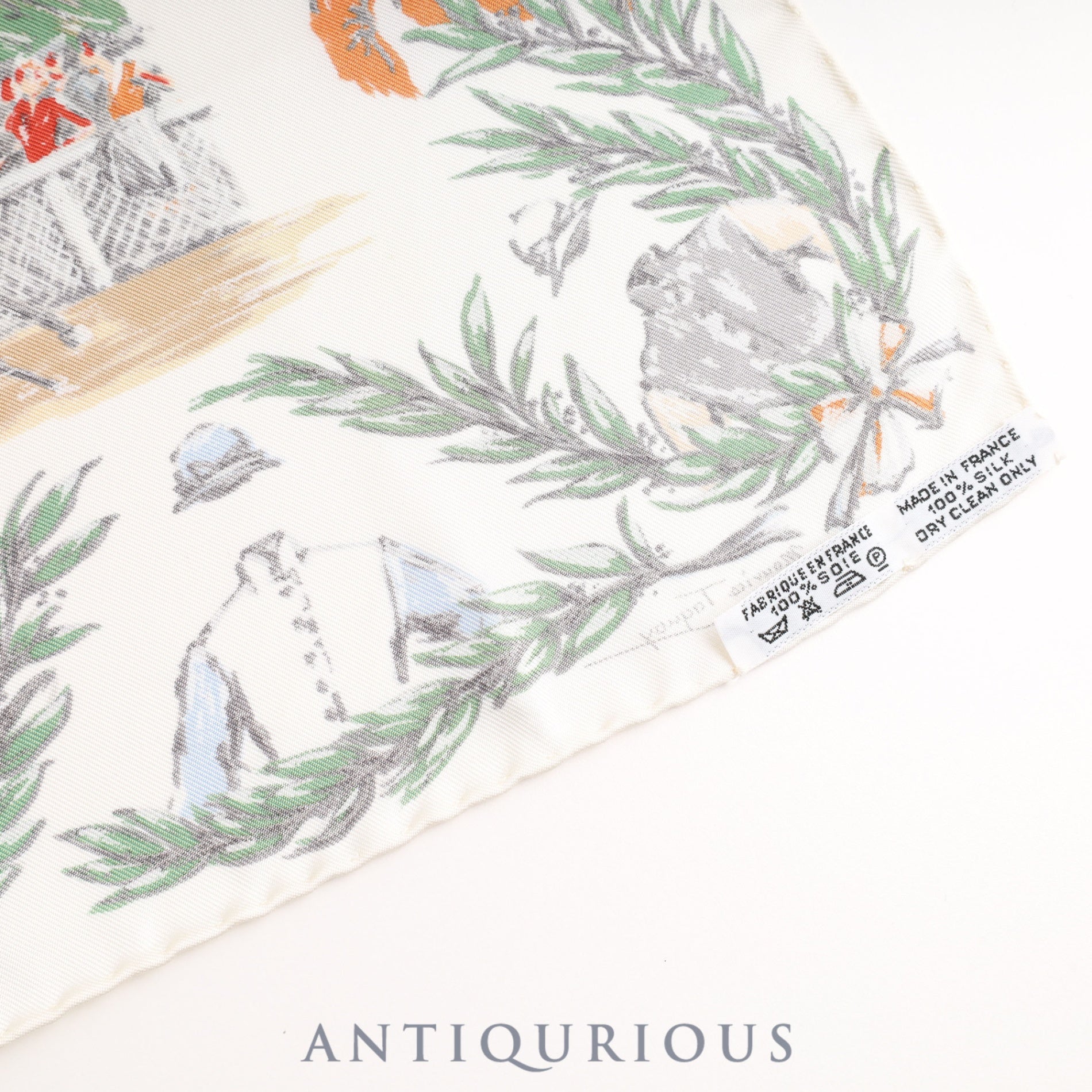 エルメス スカーフ カレ45 競馬場 SILK100％ | 東京銀座のヴィンテージ