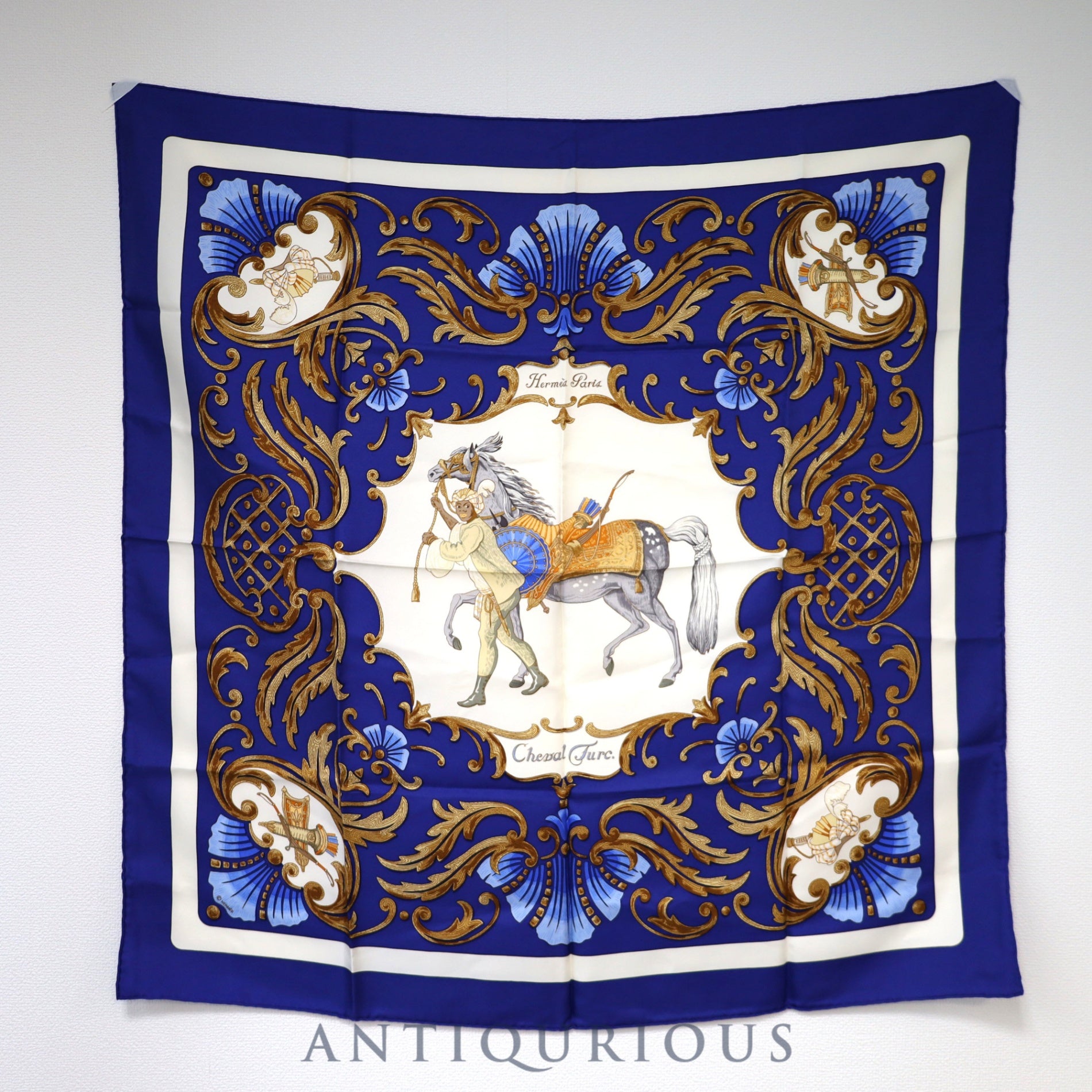 エルメス スカーフ カレ90 トルコの馬 SILK100% | 東京銀座の