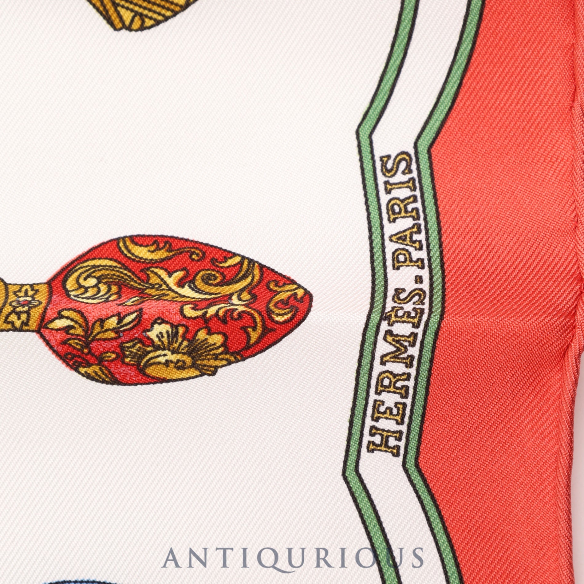 エルメス スカーフ カレ45 QU IMPORTE LE FLACON 香水瓶 SILK100