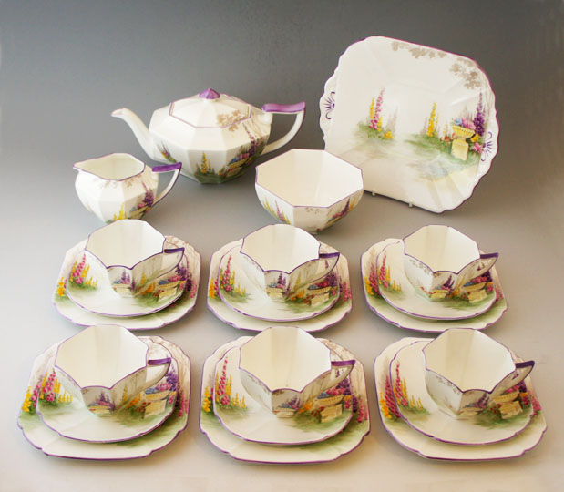 シェリー「クイーンアン ティーセット」《アンティックかとう》