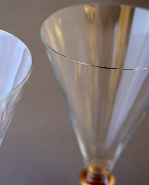 希少】モーゼル エナメル盛 金彩 ワイングラス 金盛り エナメル彩