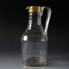 フランス「Damon × Daum 縁金彩 鱗文 水差し」《アンティックかとう》