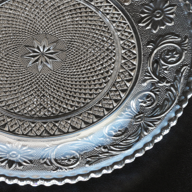 オールドバカラ「アラベスク ARABESQUE プレート」《アンティックかとう》