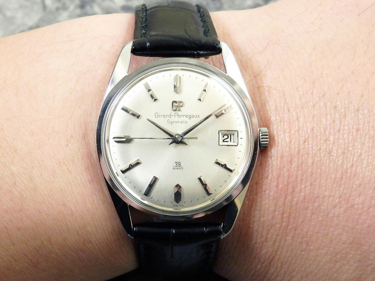 ジラールペルゴ GIRARD PERREGAUX アンティーク ジャイロマチック 希少