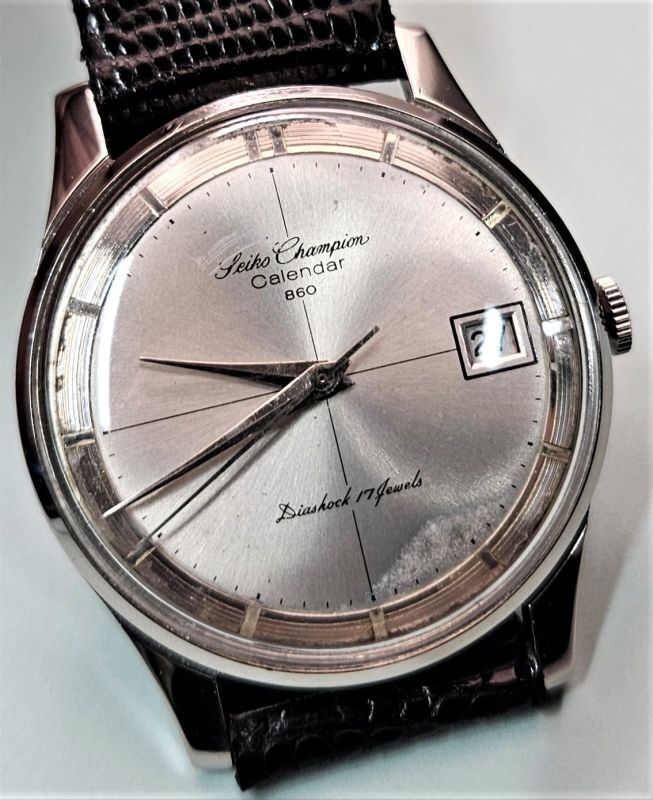 セイコー・チャンピオンカレンダー860・紳士手巻き・【1963年