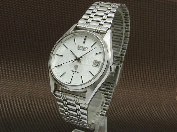 JA-2196| セイコー タイプII 4622-8000 シルバーダイヤル SS デイト