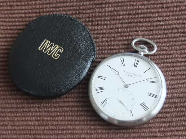 IP-2185| IWC 懐中時計 手巻き Cal.9720 SS 美品