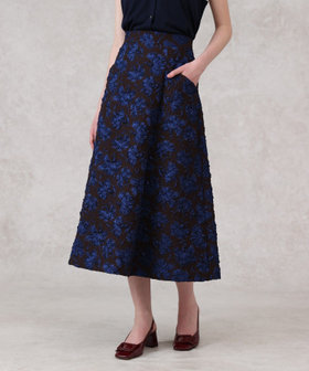 ラメフラワーフクレジャガードフレア スカート|ANAYI OFFICIAL ONLINE