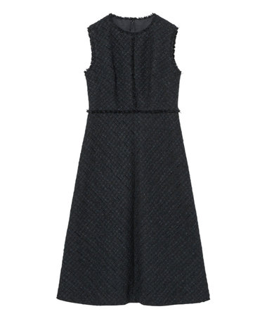 Eternal Line 2025】ミックスツイードフレア ワンピース|ANAYI