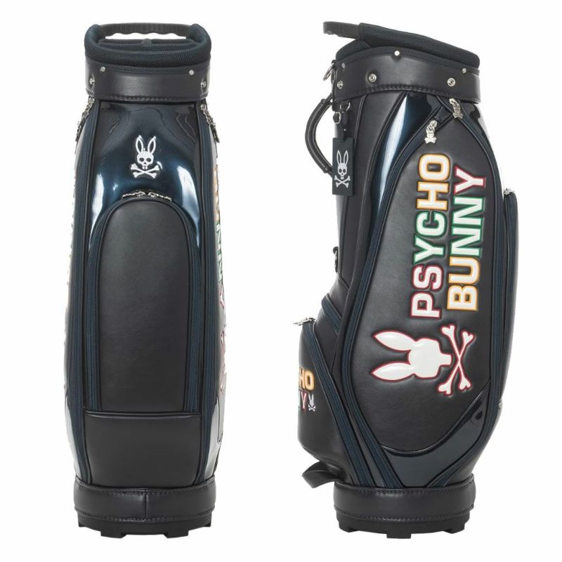 サイコバニー Psycho Bunny LOGOART キャディバッグ 9.0型 PBMG5FC4 46