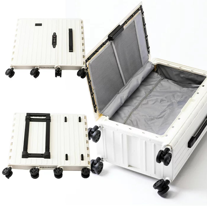 &.FLAT（アンドフラット）｜折り畳みキャリーケース - マットカラー