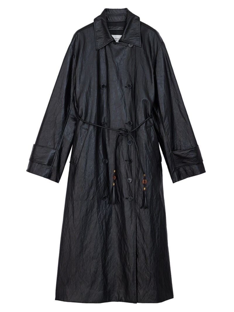 Ameri Vintage/RAFFINE FAKE LEATHER TRENCH COAT - 熊本市のセレクト