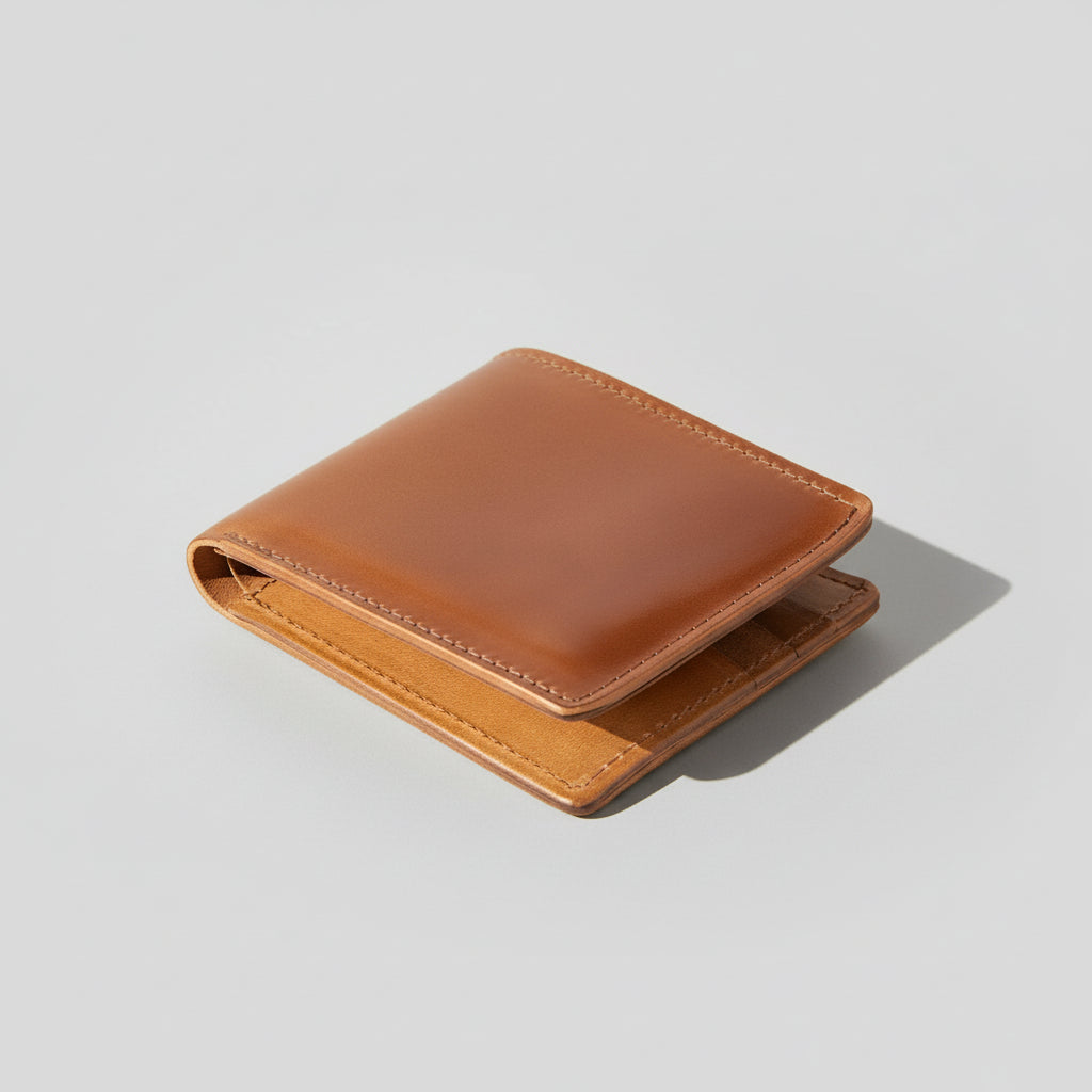 Johnny the Fox Men's Leather Wallet (Natural Shell) | USA Made