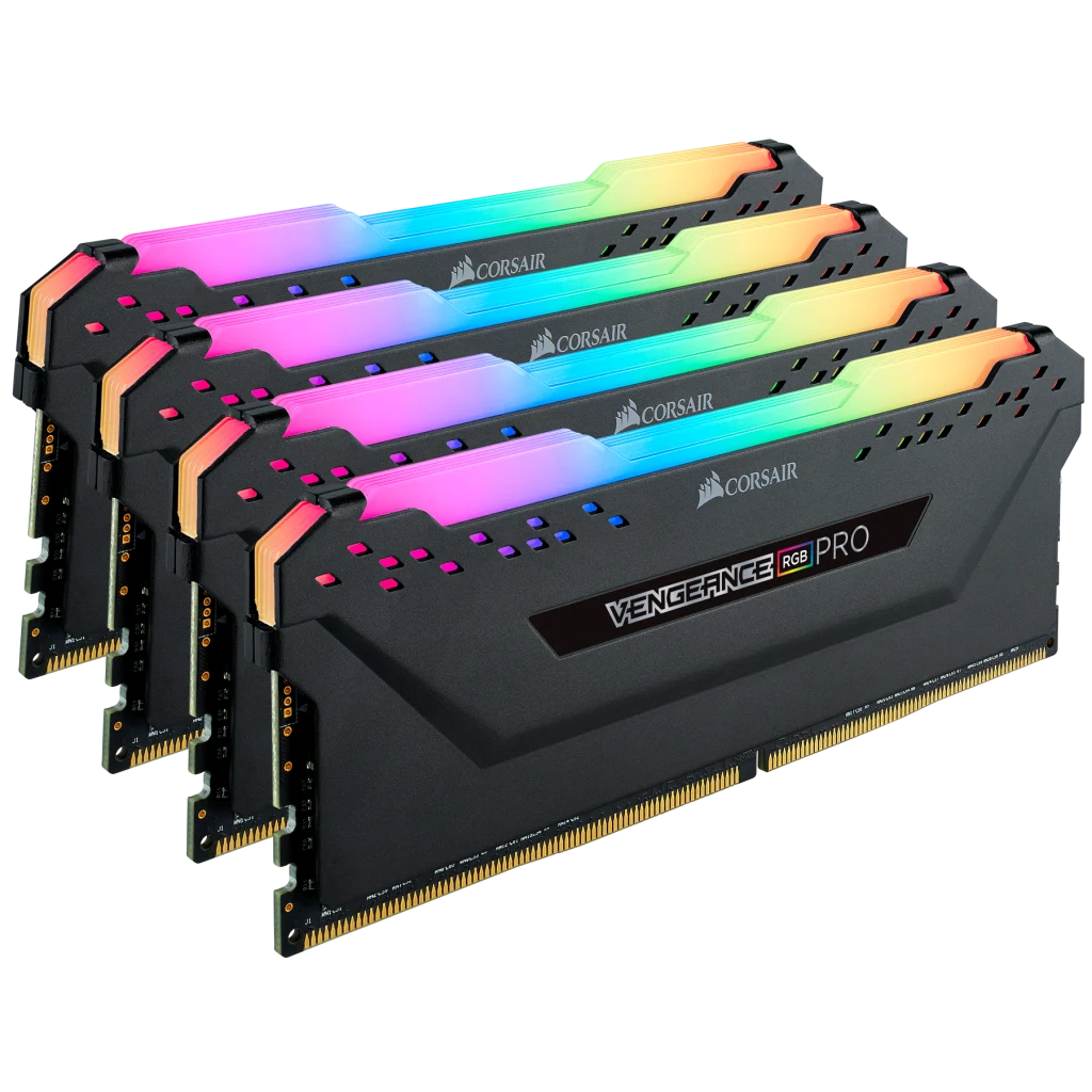 VENGEANCE® RGB PRO 32GB (4 x 8GB) DDR4 DRAM 3200MHz C16 Memory Kit