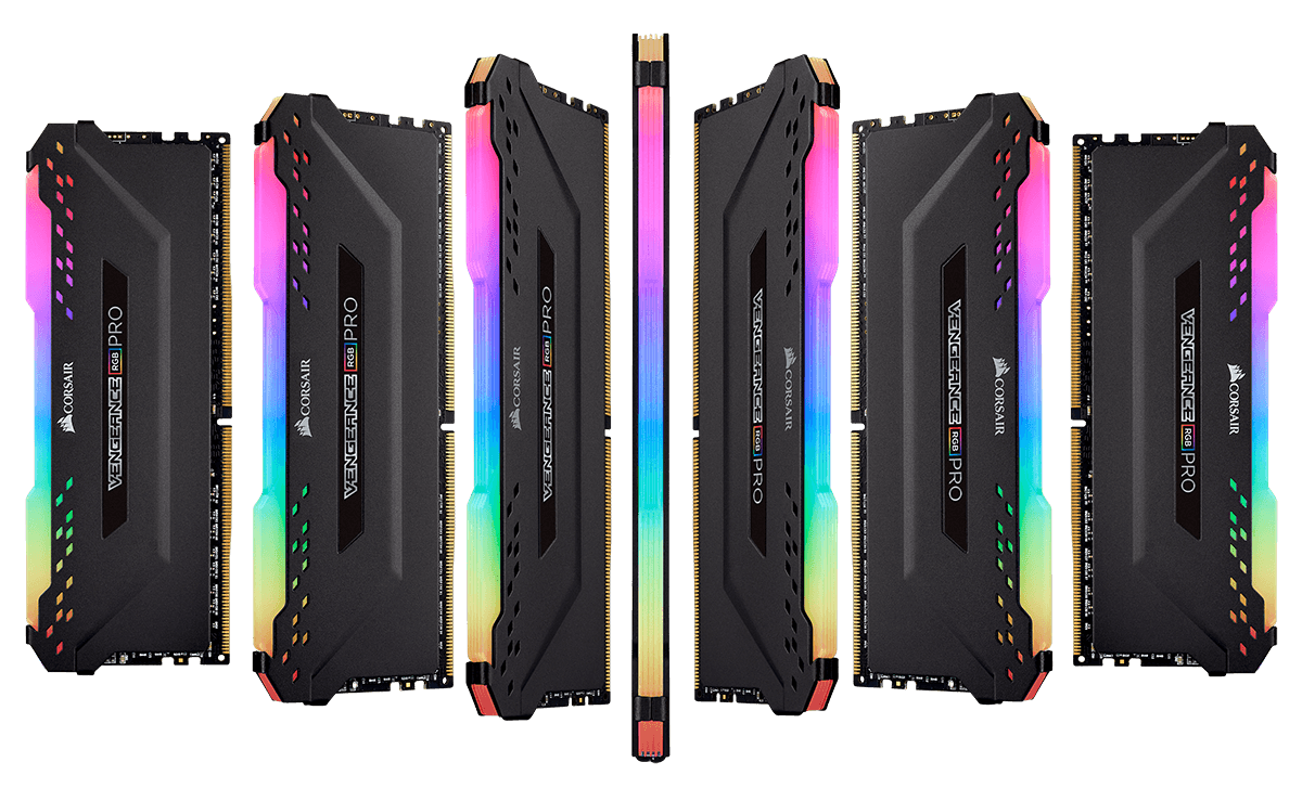 VENGEANCE® RGB PRO 16GB (2 x 8GB) DDR4 DRAM 3200MHz C16 Memory Kit
