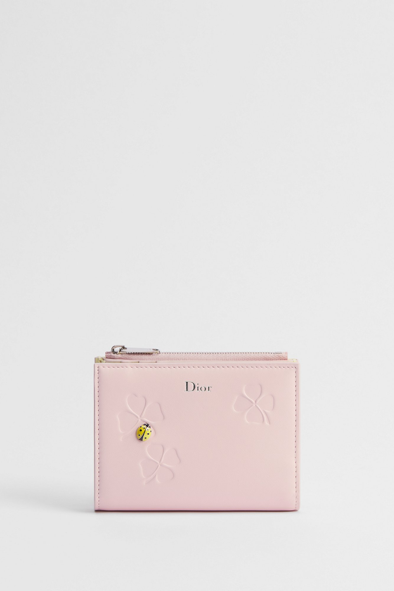 Dior Jardin Freesia Card Holder Pink Fairytale Dior Clover