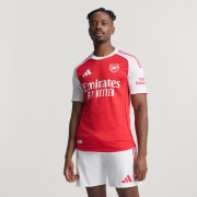 adidas Arsenal 25/26 Home Authentic Jersey - Red | Free Shipping
