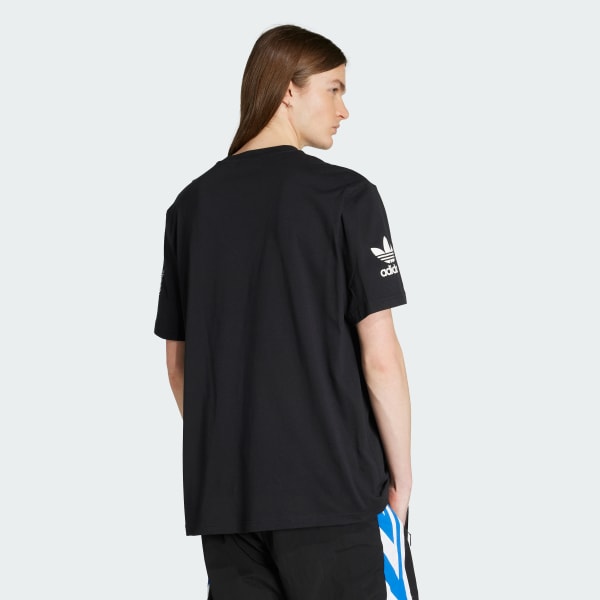 adidas 90s Soccer Graphic Tee - Black | Free Shipping with adiClub