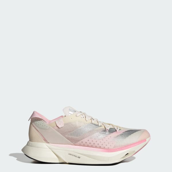 adidas Adizero Adios Pro 3 Running Sneakers - White | Free