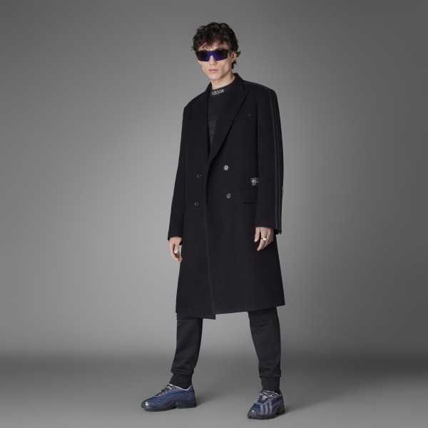adidas Men's Lifestyle Blue Version Chile 62 Wool Coat - Black
