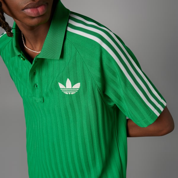 adidas Men's Lifestyle Adicolor 70s Vintage Polo Shirt - Green