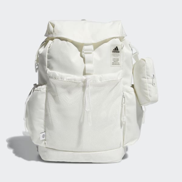 adidas Utility Premium Non-Dyed Backpack - White | Free Shipping