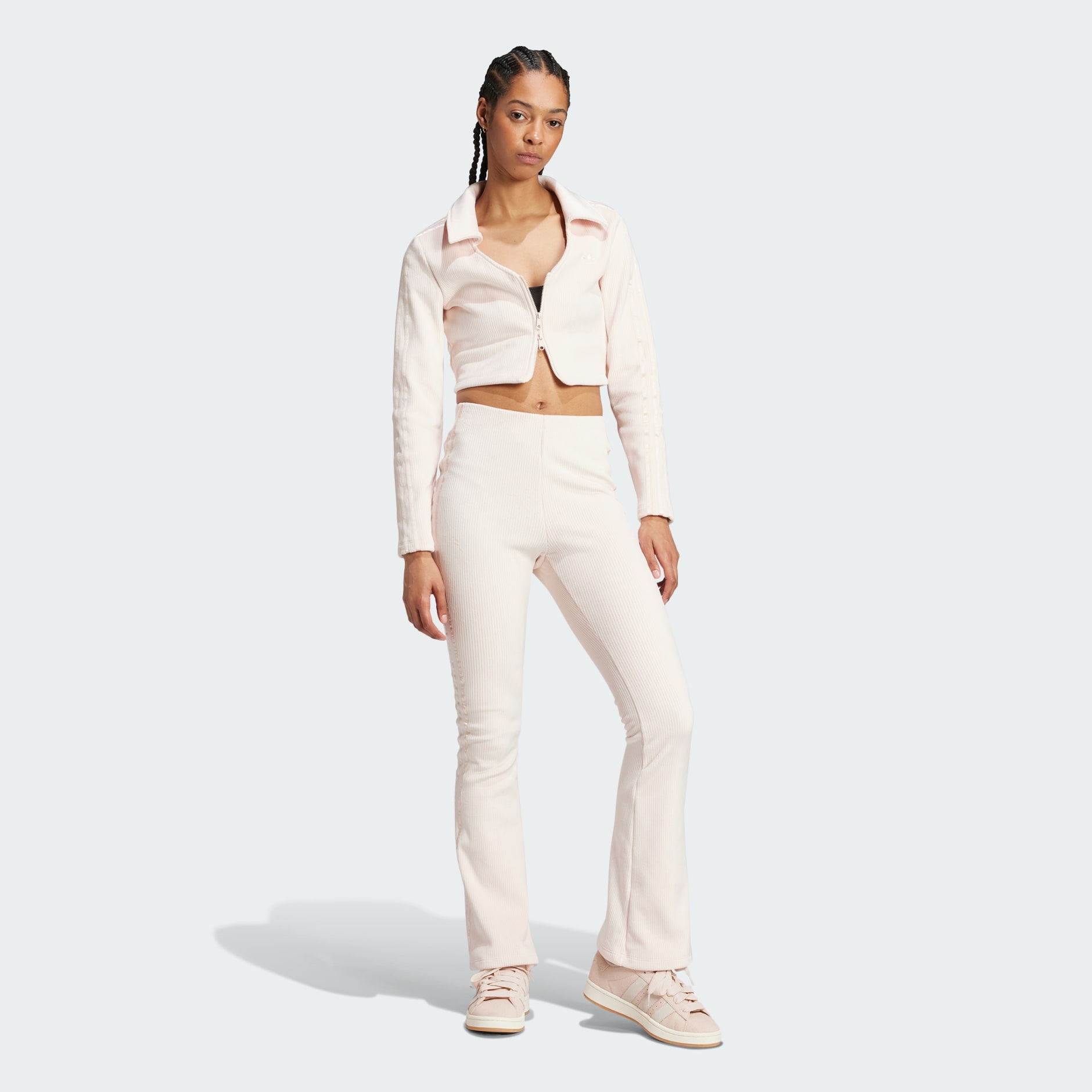 CLOTHING - Rib Cardigan - Pink | adidas Oman