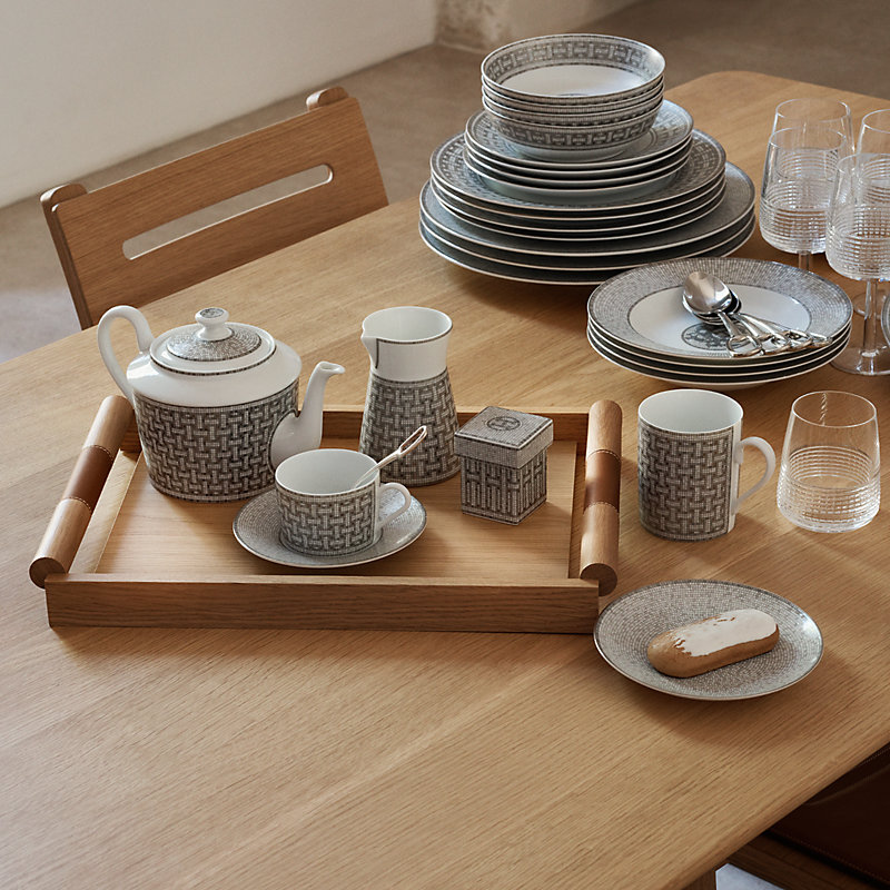 Mosaique au 24 platinum creamer | Hermès USA