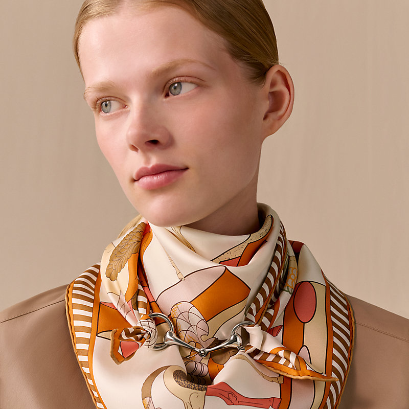 Mors scarf 90 ring | Hermès USA