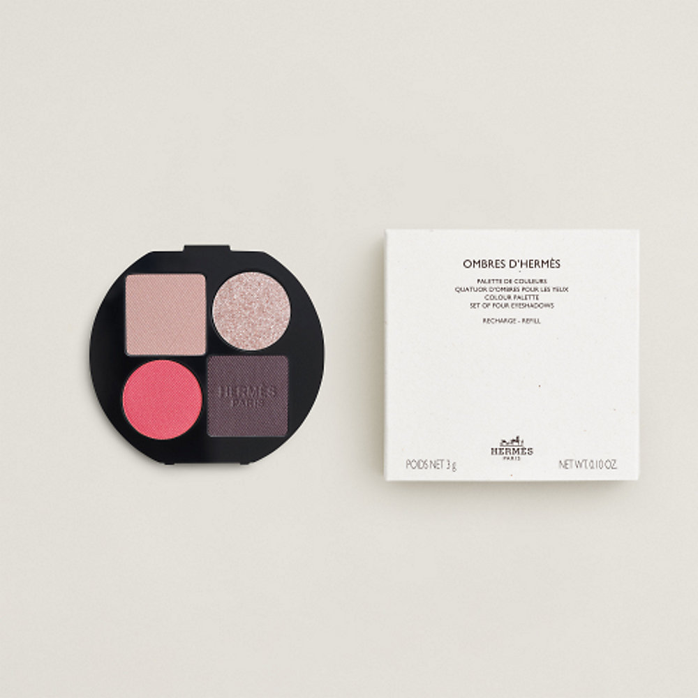 Eye shadow quartet refill, Ombres Pétales | Hermès USA