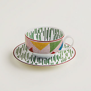 Hermès Hippomobile tea cup and saucer n°2 | Hermès USA