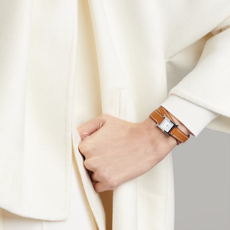 Heure H Mini model 21 mm Single Tour Watch Strap | Hermès USA