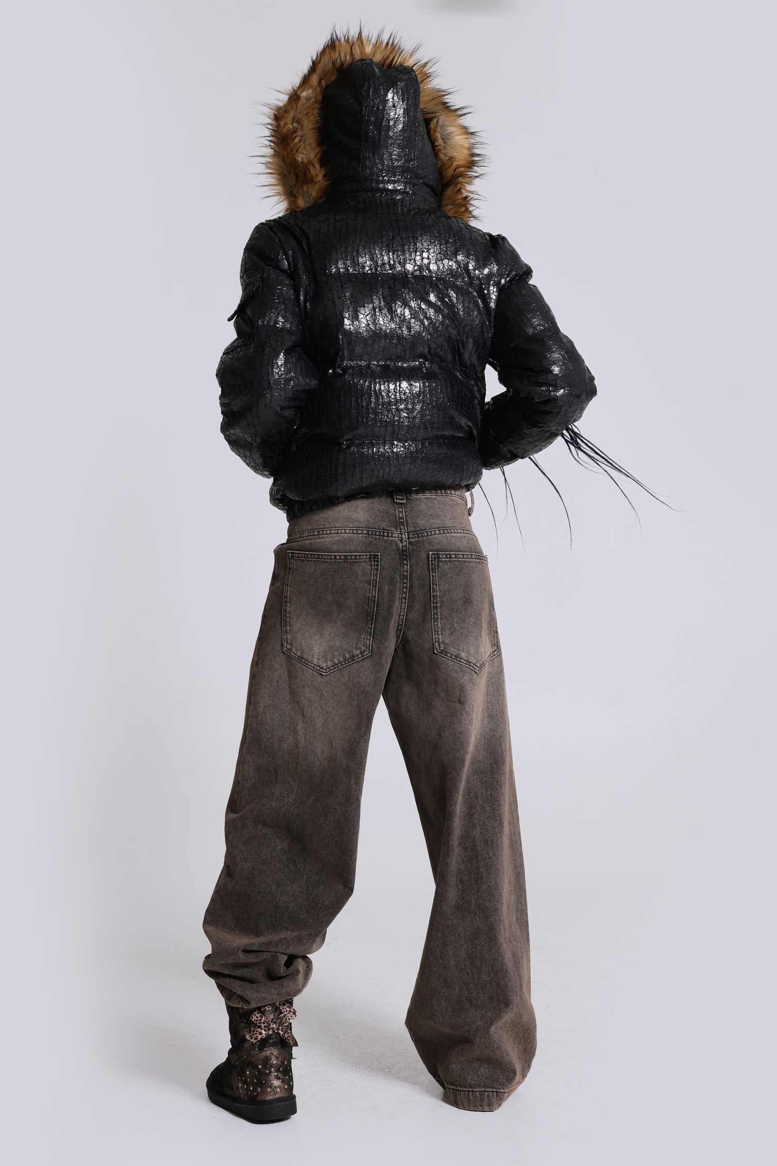 Shop Acid Brown Colossus Jeans | Jaded London | Clothing