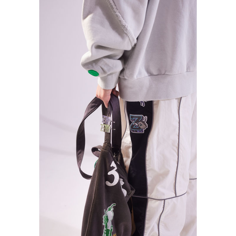 Vintage Shoulder Bag (Charcoal) - ZUTOMAYO MART