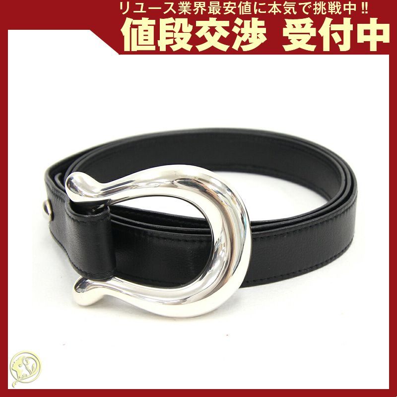 ティファニー ベルト エルサペレッティ ブラック SV - メルカリ