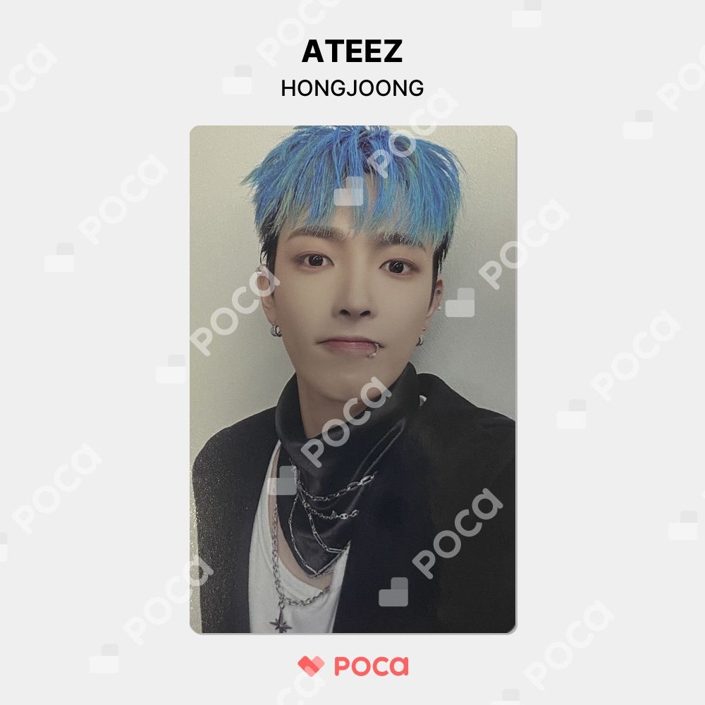 ATEEZ ホンジュン Hongjoong ポラロイド サイン トレカ ポラ ⑦ ATEEZ