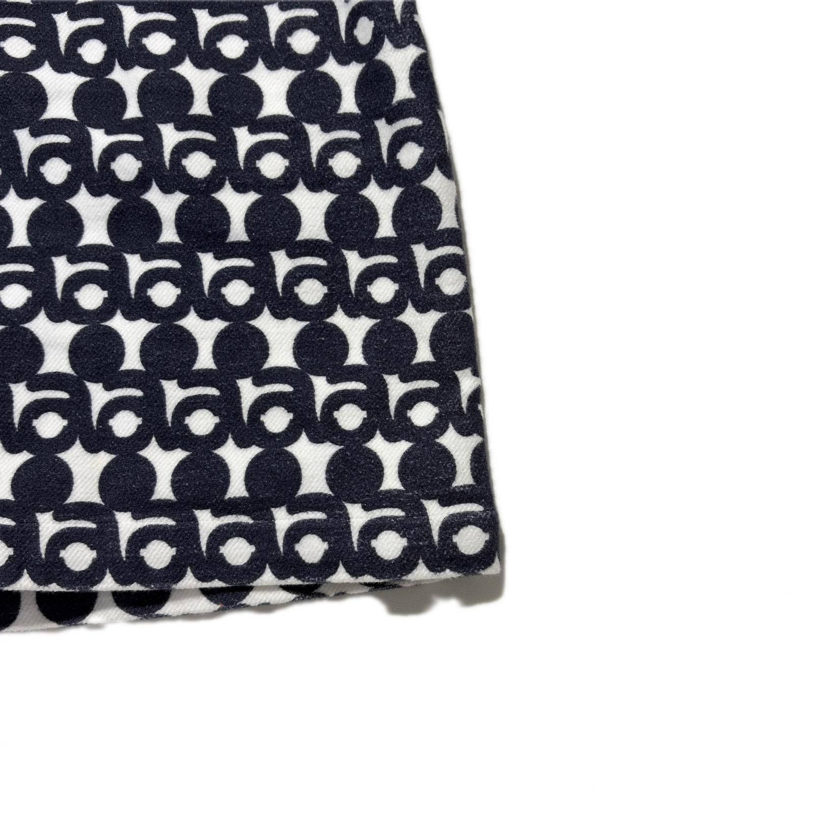 中古 レディース アルチビオ archivio スカート 36(S) 紺×白 微起毛