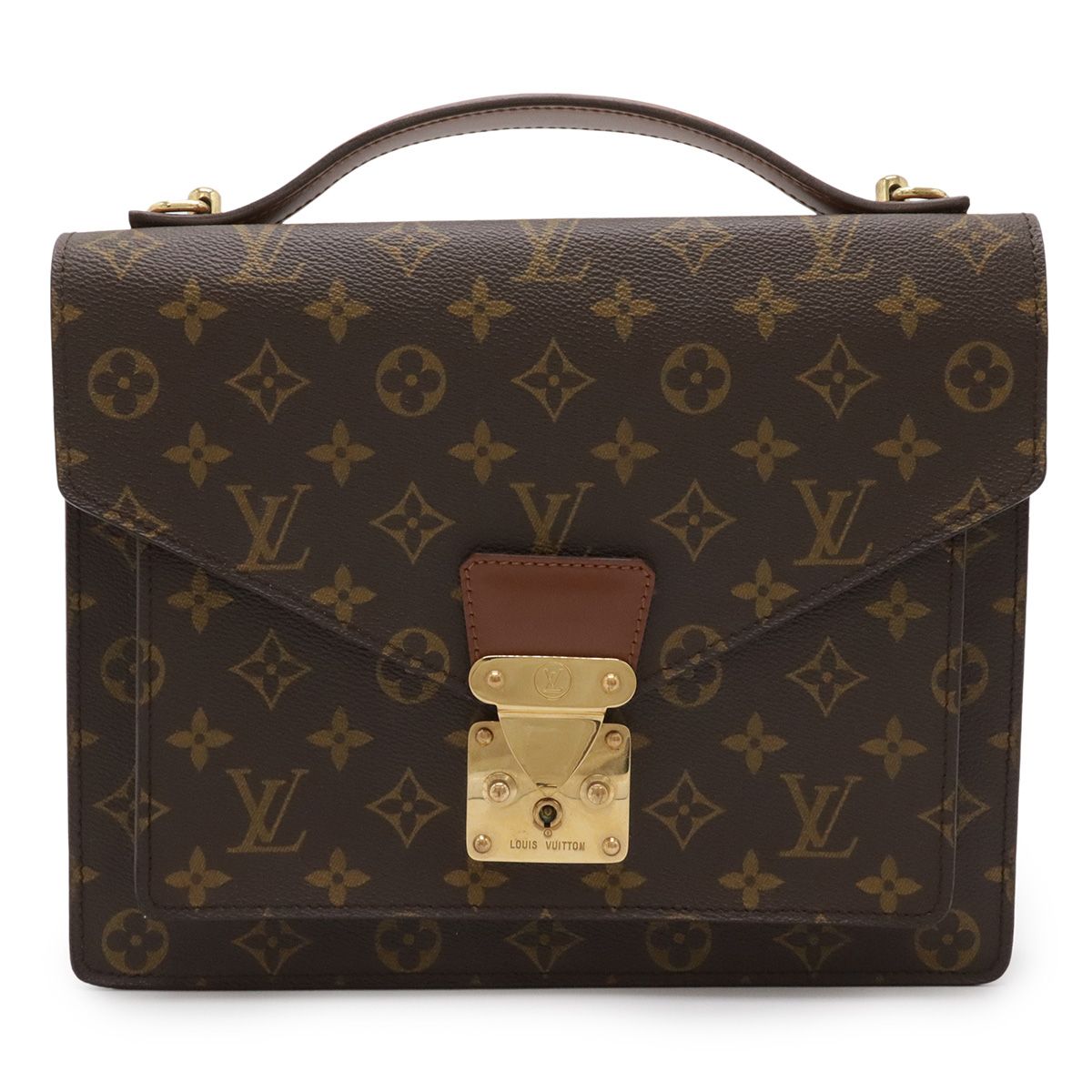 LOUIS VUITTON ルイ ヴィトン モノグラム モンソー28 セカンドバッグ