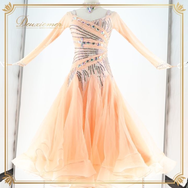 社交ダンス 衣装 スタンダードドレス ワンピース ドレス スタンダード