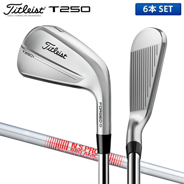 タイトリスト T250 アイアンセット 6本組(5-P) N.S.PRO 880 AMC