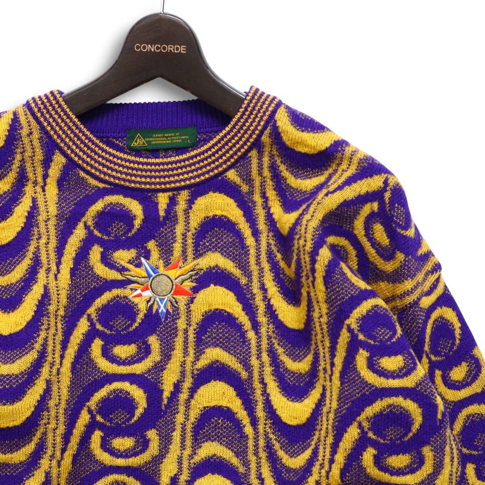 J's ジャンボ尾崎 ブリヂストン ゴルフ 秋冬 サイケデリック総柄