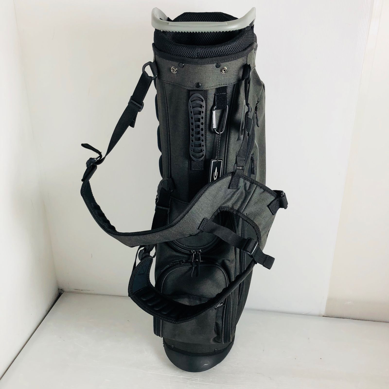 TIGORA ティゴラ スタンド式 グレー キャディバッグ ゴルフバッグ