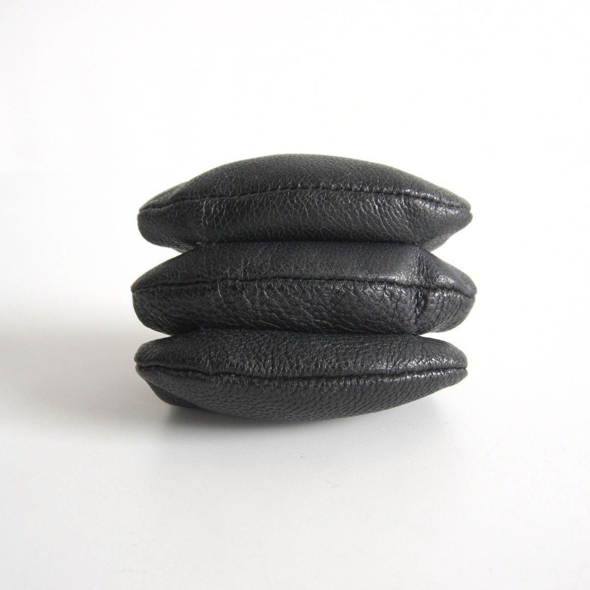 美品】 ARTS&SCIENCE 【Triple gamaguchi purse】 ブラック がま口