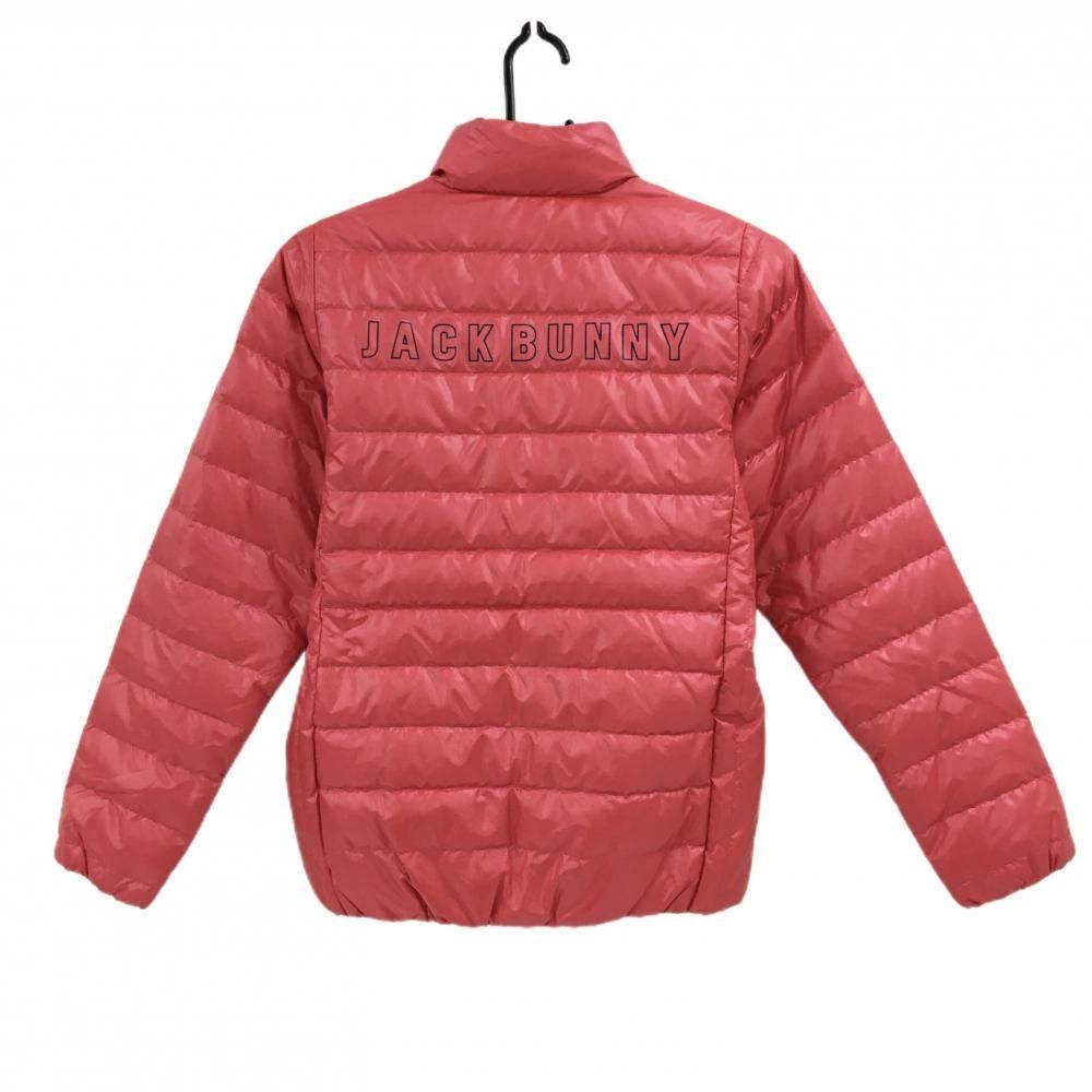 超美品】ジャックバニー ダウンジャケット ピンク キルティング ロゴ