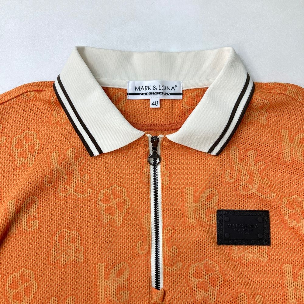 MARK & LONA ゴルフシャツ 黒/オレンジ Mark & Lona ポロシャツ 青 白
