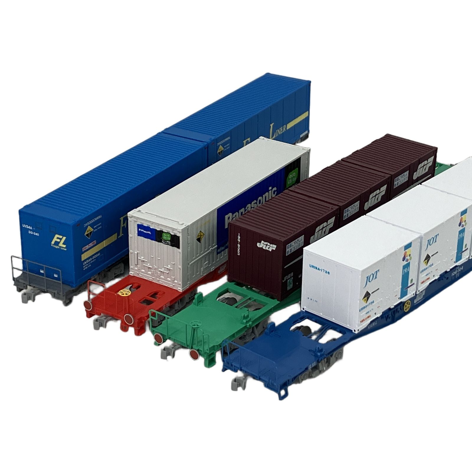 74 Nゲージ tomix コキ 100 101 コンテナ 積載可 1130 JR コキ100・101